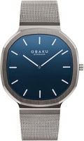 fashion наручные мужские часы Obaku V253GXJLMJ. Коллекция Oktant  фото, kupilegko.ru