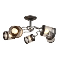 Потолочная люстра IMEX MD.3470-5-S CH+BK  фото, kupilegko.ru