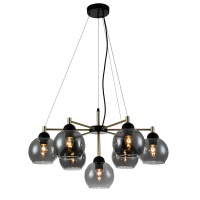 Подвесная люстра Indigo Grappoli 11029/7P Black V000216  фото, kupilegko.ru