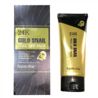 Маска-пленка с золотом и муцином улитки 24K Gold Snail Peel Off Pack  фото, kupilegko.ru