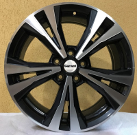 Литые колесные диски Carwel Самро 204 (Octavia) 7x17 5x112 ET49 D57.1 Чёрный с полированной лицевой частью (32982)  фото, kupilegko.ru
