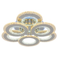 Потолочная светодиодная люстра Profit Light 8043/3+3 CHR  фото, kupilegko.ru
