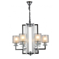 Подвесная люстра Lumina Deco Manhattan LDP 8012-6 CHR  фото, kupilegko.ru