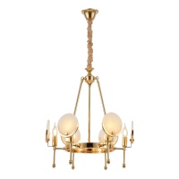 Подвесная люстра Lumina Deco Montego LDP 8010-6 F.GD  фото, kupilegko.ru