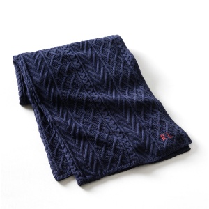 Highland Navy Плед Ralph Lauren Home  фото, kupilegko.ru