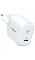 Зарядное устройство сетевое Anker PowerPort Atom 30W TypeC, белое  фото, kupilegko.ru