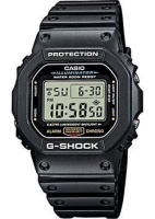 Японские наручные мужские часы Casio DW-5600E-1V. Коллекция G-Shock  фото, kupilegko.ru