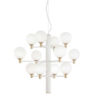 Подвесная люстра Ideal Lux Copernico SP12 Bianco 197302  фото, kupilegko.ru