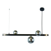 Подвесная люстра Indigo Canto 11026/5PL Black V000239  фото, kupilegko.ru