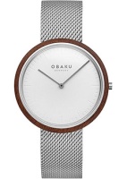 fashion наручные мужские часы Obaku V245GXCIMC. Коллекция Trae  фото, kupilegko.ru