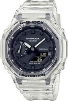 Японские наручные мужские часы Casio GA-2100SKE-7AER. Коллекция G-Shock  фото, kupilegko.ru