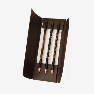 Constantin Br?ncu?i Bleistifte Braun Набор карандашей 3 шт. T?t-tat  фото, kupilegko.ru