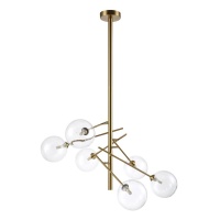 Подвесная люстра Crystal Lux MARCOS SP6 BRONZE  фото, kupilegko.ru
