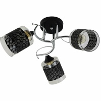 Потолочная люстра Reluce 01316-0.3-03 BK+CR  фото, kupilegko.ru