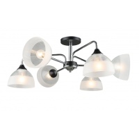 Потолочная люстра IMEX MD.4196-6-S-CH+BK  фото, kupilegko.ru