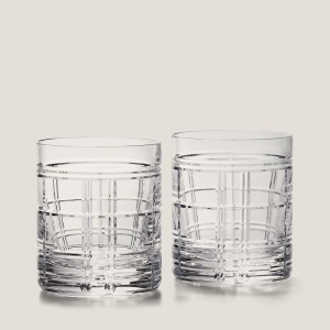 Hudson Plaid Бокалы для виски 2 шт. Ralph Lauren Home  фото, kupilegko.ru