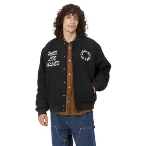 Куртка бомбер CARHARTT Work Varsity Bomber CTI032435 362126 SP  фото, kupilegko.ru