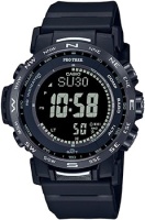 Японские наручные мужские часы Casio PRW-35Y-1B. Коллекция Pro-Trek  фото, kupilegko.ru