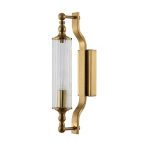 Бра, светильник настенный накладной Crystal Lux Tomas AP1 Brass  фото, kupilegko.ru