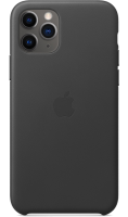 Чехол-крышка Apple для iPhone 11 Pro, кожа, черный  фото, kupilegko.ru