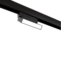 Магнитный трековый светильник ЭРА TRM20-2-12-6W4K-B для системы NOVA черный Б0054806  фото, kupilegko.ru