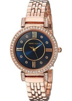 fashion наручные женские часы Anne Klein 2928NVRG. Коллекция Crystal  фото, kupilegko.ru