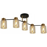 Потолочная люстра Illumico IL6111-5COU-79 BK GD  фото, kupilegko.ru