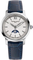 Швейцарские наручные женские часы Frederique Constant FC-206SW1S6. Коллекция Slim Line Moonphase  фото, kupilegko.ru