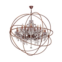 Подвесная люстра Loft IT Foucaults Orb Crystal Loft1897/15  фото, kupilegko.ru
