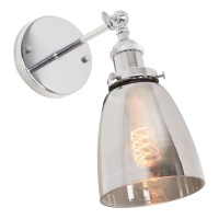 Бра, светильник настенный накладной Lumina Deco LDW 6800-1 CHR+GY  фото, kupilegko.ru