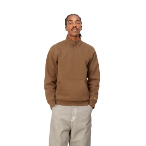 Толстовка свитшот CARHARTT Chase Neck Zip Sweatshirt CTI027038 361204 SP  фото, kupilegko.ru