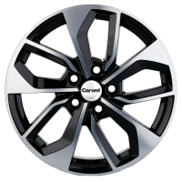Литые колесные диски Carwel Эльтон 1703 (Audi A4) 7x17 5x112 ET46 D66.6 Серый с полированной лицевой частью (31324)  фото, kupilegko.ru