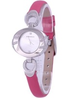 женские часы Romanson RN0391QLW(WH)PINK. Коллекция Leather  фото, kupilegko.ru