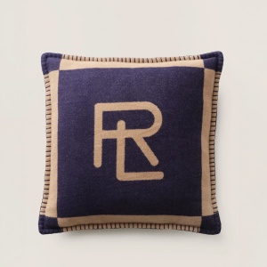Northam Camel & Navy Подушка Ralph Lauren Home  фото, kupilegko.ru