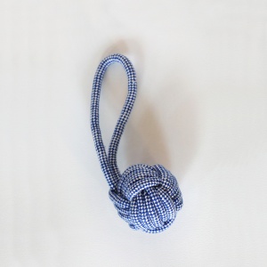 Rope Knot Blue Игрушка для собак L Ware of the Dog  фото, kupilegko.ru
