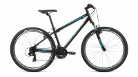 Велосипед SPORTING 27,5 1.2 S (рост 19") 2020-2021, черный/бирюзовый, RBKW1M17GS11 Forward  фото, kupilegko.ru