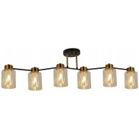 Потолочная люстра Illumico IL6111-6COU-79 BK GD  фото, kupilegko.ru