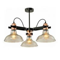 Потолочная люстра IMEX MD.20552-3-S-BK+AB  фото, kupilegko.ru