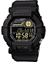 Японские наручные мужские часы Casio GD-350-1B. Коллекция G-Shock  фото, kupilegko.ru