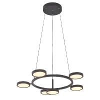 Подвесная светодиодная люстра Crystal Lux CLT 027C6 D700 BL  фото, kupilegko.ru