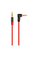 Кабель Everstone аудио 3,5 мм, 1 метр, красный  фото, kupilegko.ru