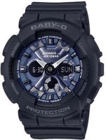 Японские наручные женские часы Casio BA-130-1A2ER. Коллекция Baby-G  фото, kupilegko.ru
