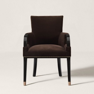 Brook Street Arm Velvet/Black Стул Ralph Lauren Home  фото, kupilegko.ru