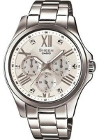 Японские наручные женские часы Casio SHE-3806D-7A. Коллекция Sheen  фото, kupilegko.ru