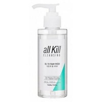 Очищающее и освежающее масло-пенка Holika Holika All Kill Cleansing Oil To Foam Fresh  фото, kupilegko.ru