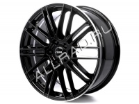 Литые колесные диски Rial KIBO X 9.5x21 5x130 ET53 D71.5 Diamond Black Lip Polished (KIBX-952153V93-2)  фото, kupilegko.ru