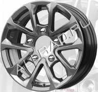 Литые колесные диски iFREE Восток (КС887) 6x15 5x139.7 ET40 D98 Серый тёмный глянцевый (415500)  фото, kupilegko.ru