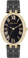 fashion наручные женские часы Anne Klein 3900BKGB. Коллекция Ceramic  фото, kupilegko.ru