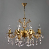 Подвесная люстра Ambiente Granada 2118/8 AB New Leaf  фото, kupilegko.ru