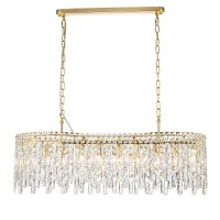 Подвесная люстра Indigo Carletti 12041/10P Gold V000443  фото, kupilegko.ru